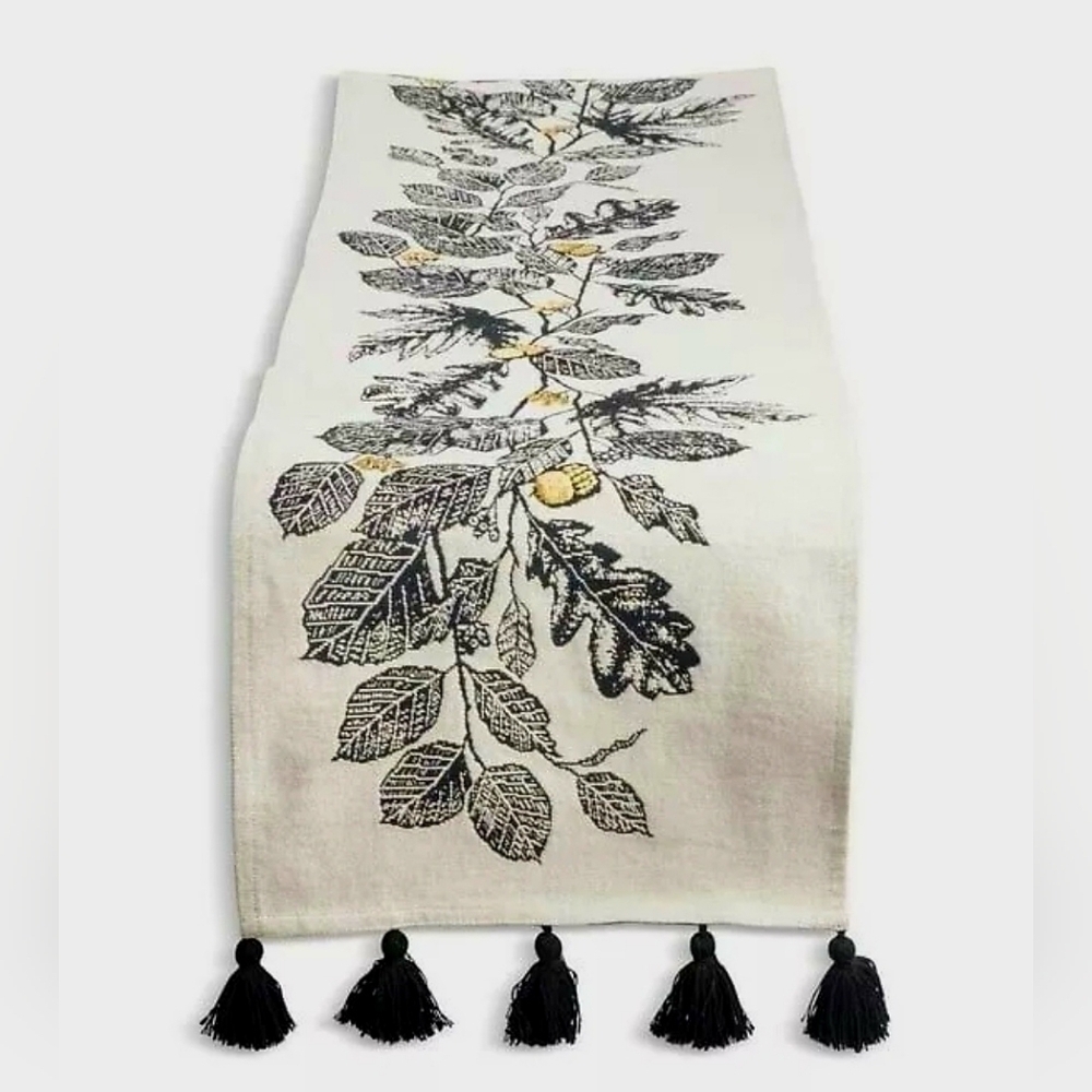 New Thyme & Table Fall Harvest Thanksgiving Halloween Table Runner, 14" x 72"